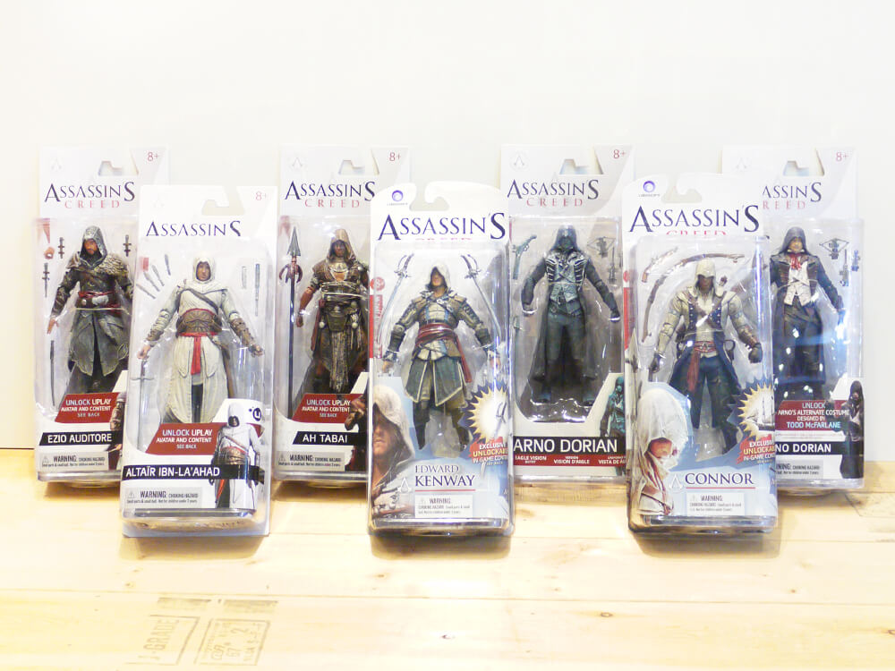 McFARLANE ASSASSIN'S CREED 可動フィギュア 7体セット 長野県佐久市宅配買取